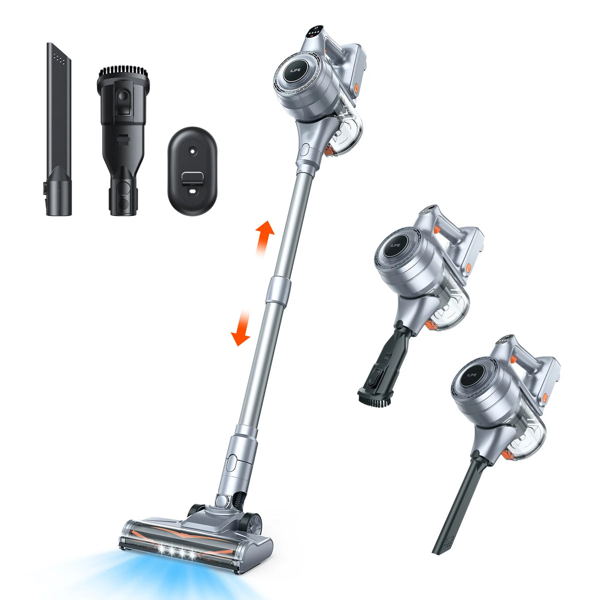 Cordless Handheld Stick Vacuum with Washable HEPA Filter (150W)